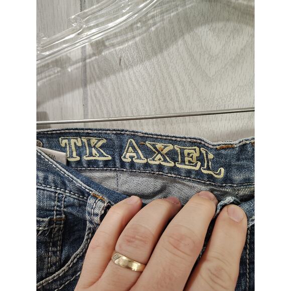 TK Axle Jeans Slim Straight Size 32x30 Western Cowboy Rodeo Ranch Outdoors - Picture 5 of 11